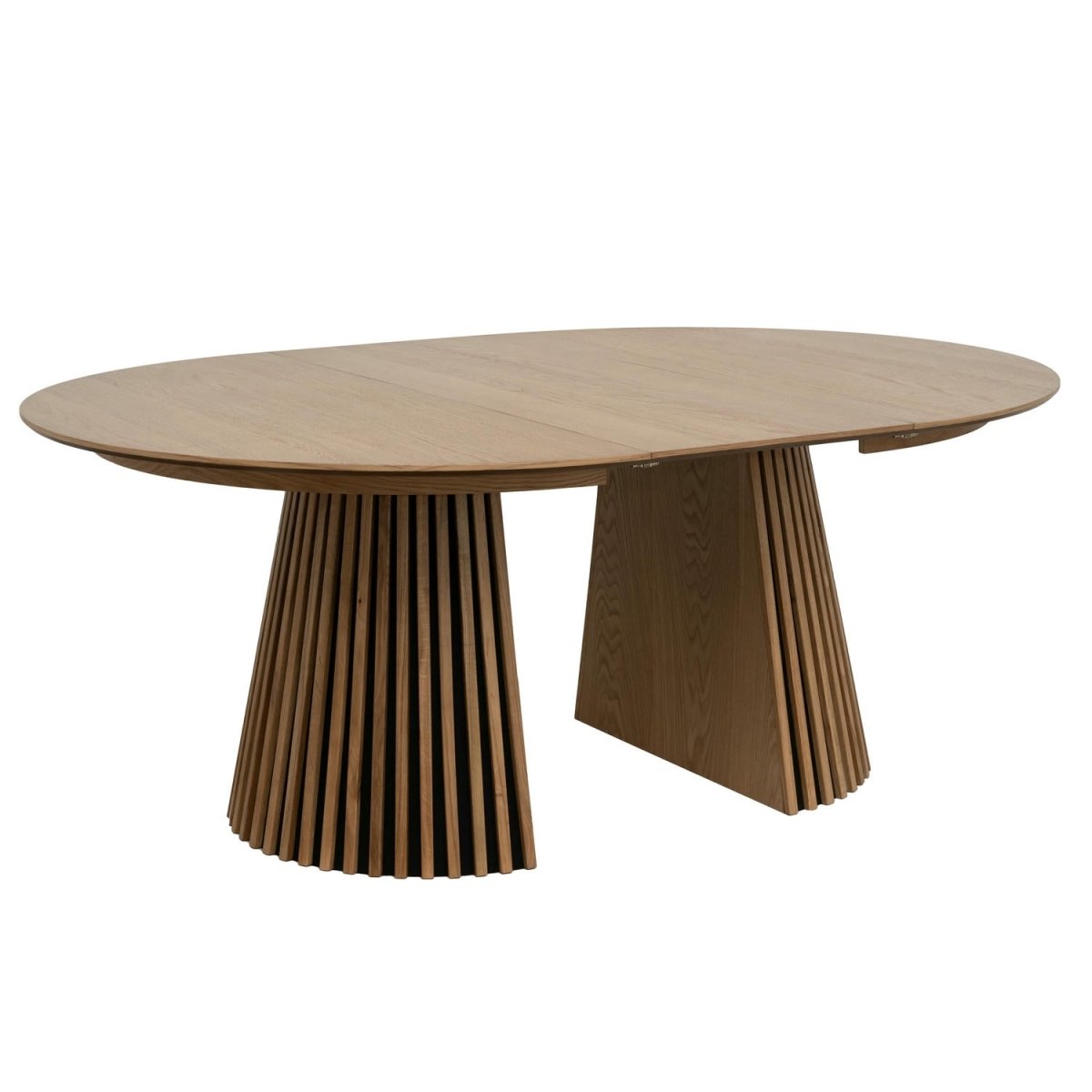 Svendborg Runder Esstisch ø140 cm – Ausziehbar bis 240 cm - Eiche Natur - FURNHOUSE