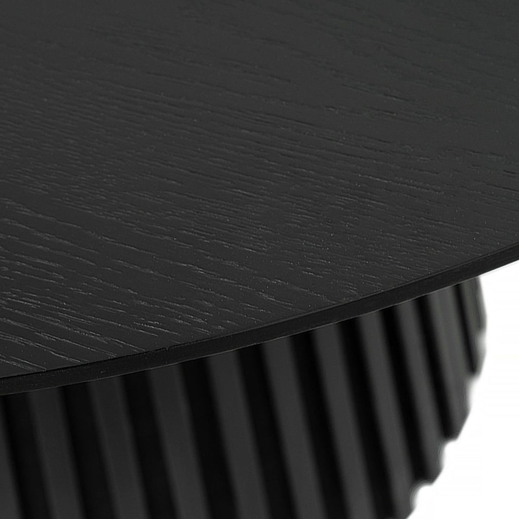 Svendborg Runder Esstisch ø140 cm – Ausziehbar bis 240 cm - Eiche Schwarz - FURNHOUSE