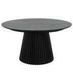 Svendborg Runder Esstisch ø140 cm – Ausziehbar bis 240 cm - Eiche Schwarz - FURNHOUSE