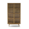 Vitrine Svendborg 100 cm Wildeiche von vorne