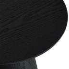 Tango Couchtisch Rund ø45 cm - Eiche Schwarz - FURNHOUSE