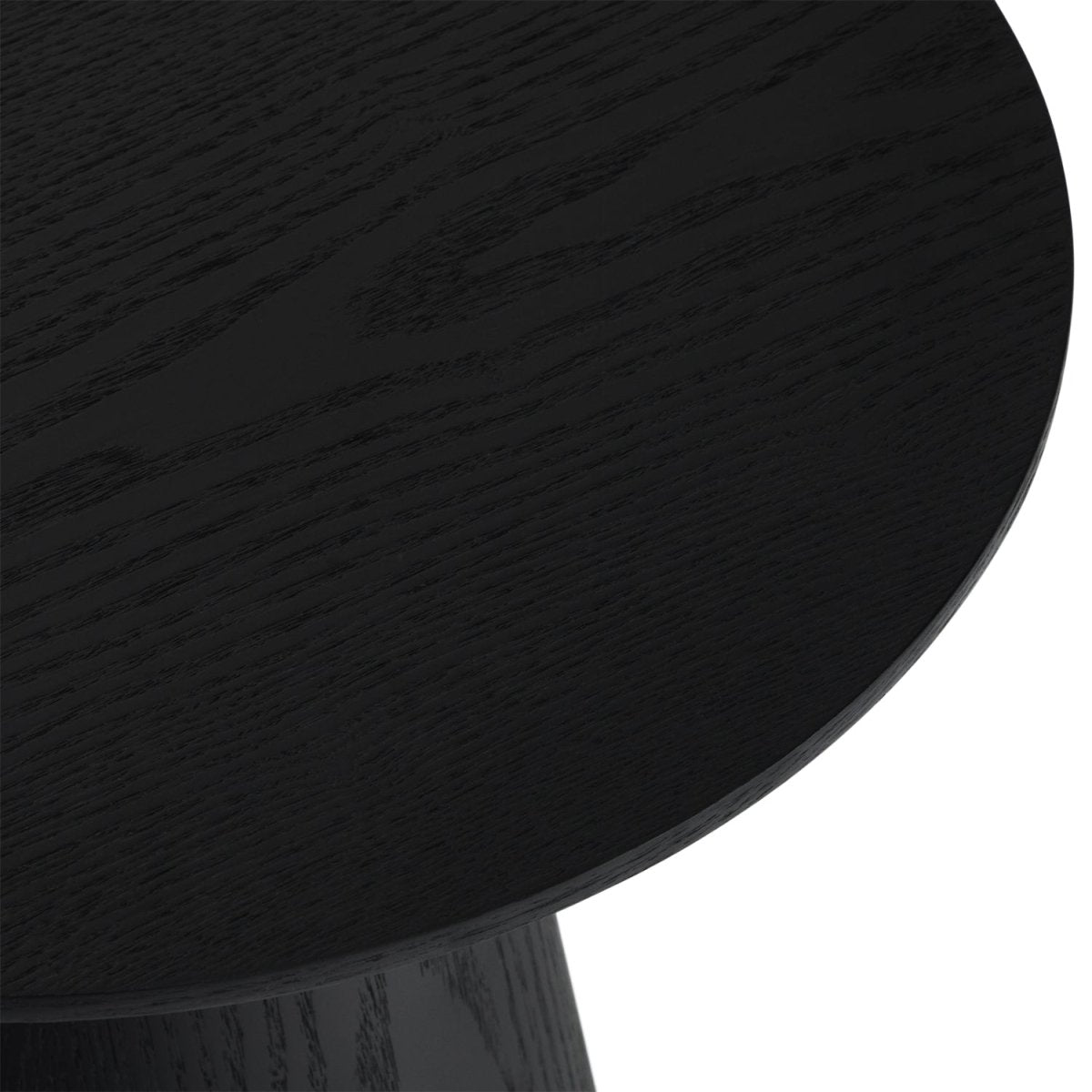 Tango Couchtisch Rund ø45 cm - Eiche Schwarz - FURNHOUSE