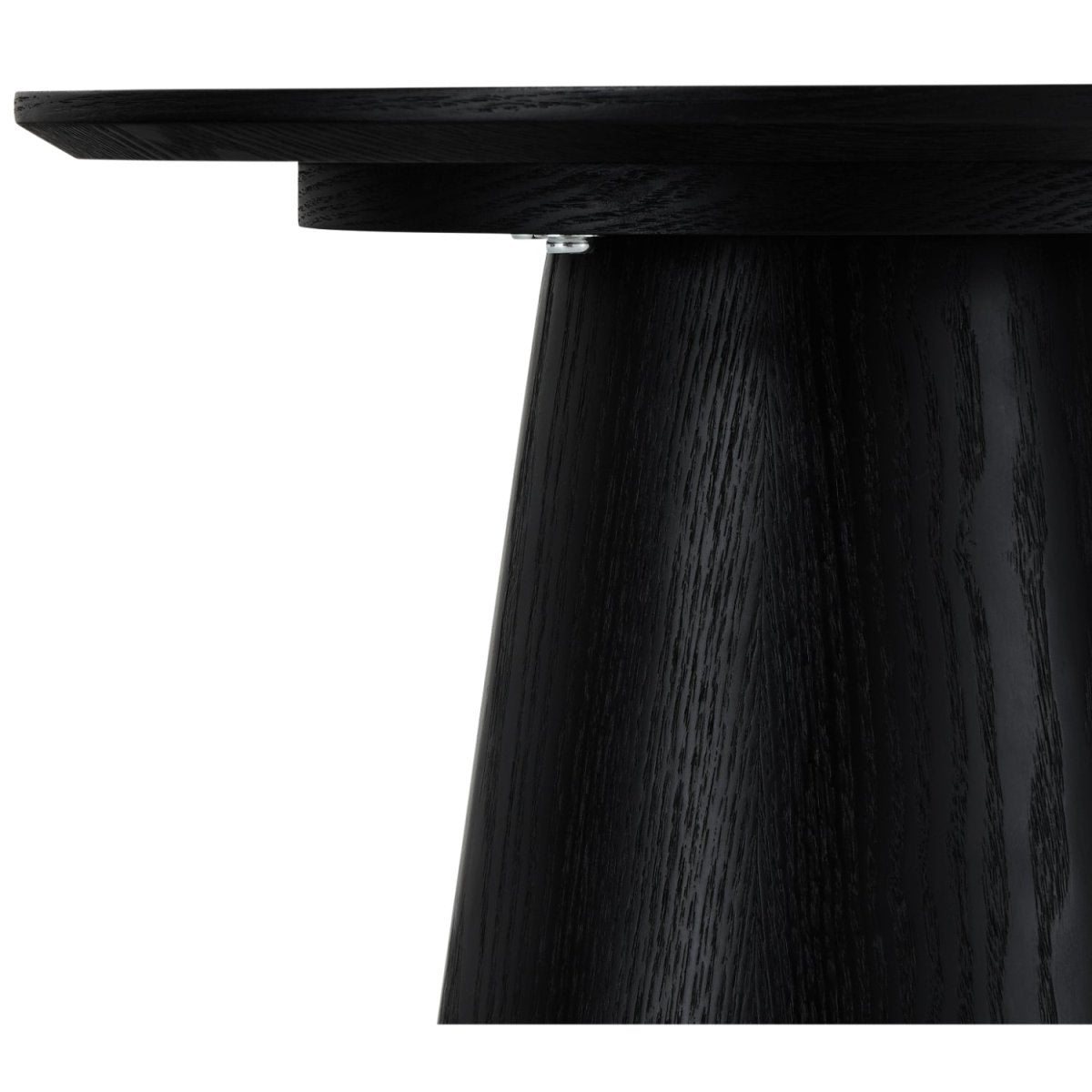 Tango Couchtisch Rund ø45 cm - Eiche Schwarz - FURNHOUSE