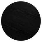 Tango Couchtisch Rund ø45 cm - Eiche Schwarz - FURNHOUSE