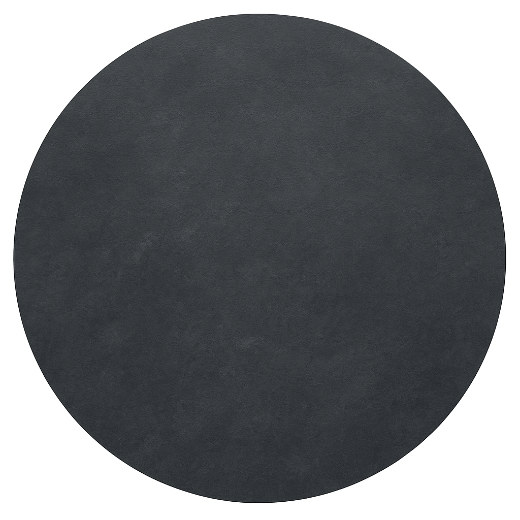 Couchtisch Rund ø45 cm - Marmoroptik Dunkelgrau - FURNHOUSE