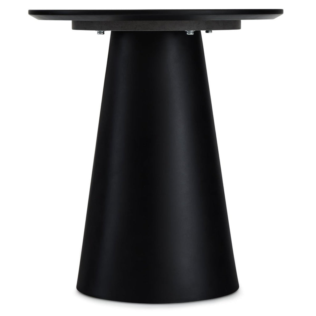 Tango Couchtisch Rund ø45 cm - Marmoroptik Hellgrau - FURNHOUSE