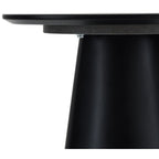 Tango Couchtisch Rund ø45 cm - Marmoroptik Hellgrau - FURNHOUSE