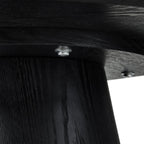 Tango Couchtisch Rund ø60 cm - Eiche Schwarz - FURNHOUSE