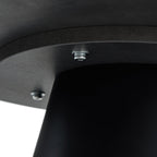 Tango Couchtisch Rund ø60 cm - Marmoroptik Dunkelgrau - FURNHOUSE