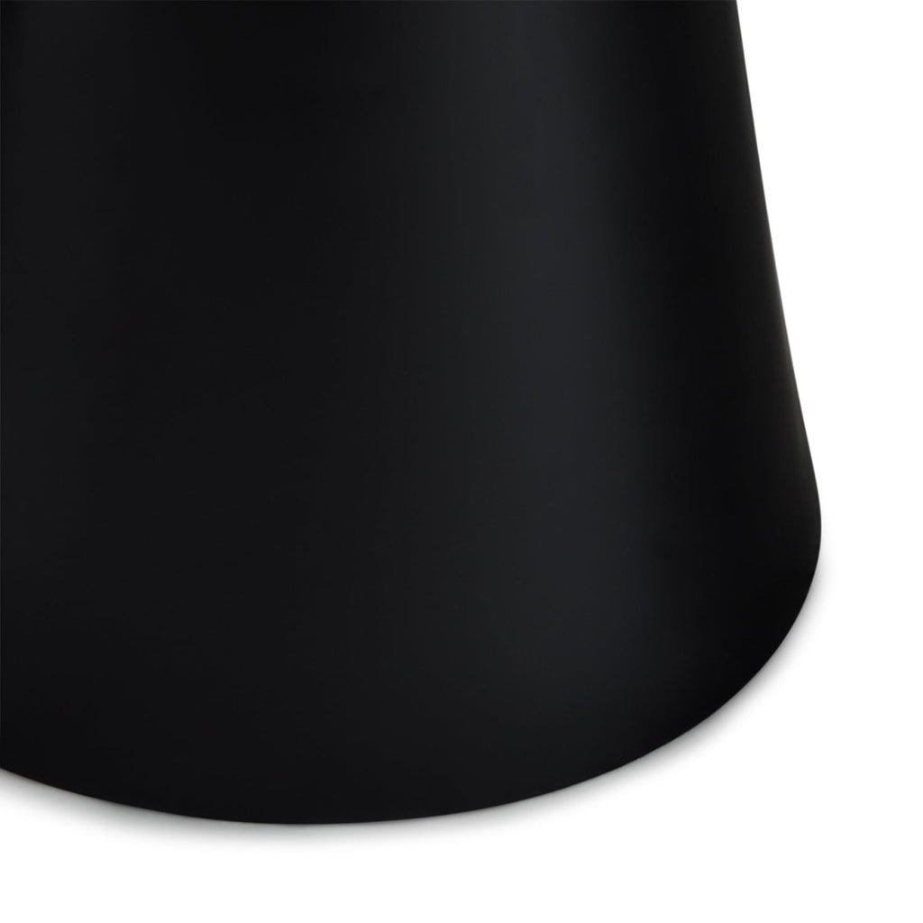 Tango Couchtisch Rund ø60 cm - Marmoroptik Dunkelgrau - FURNHOUSE