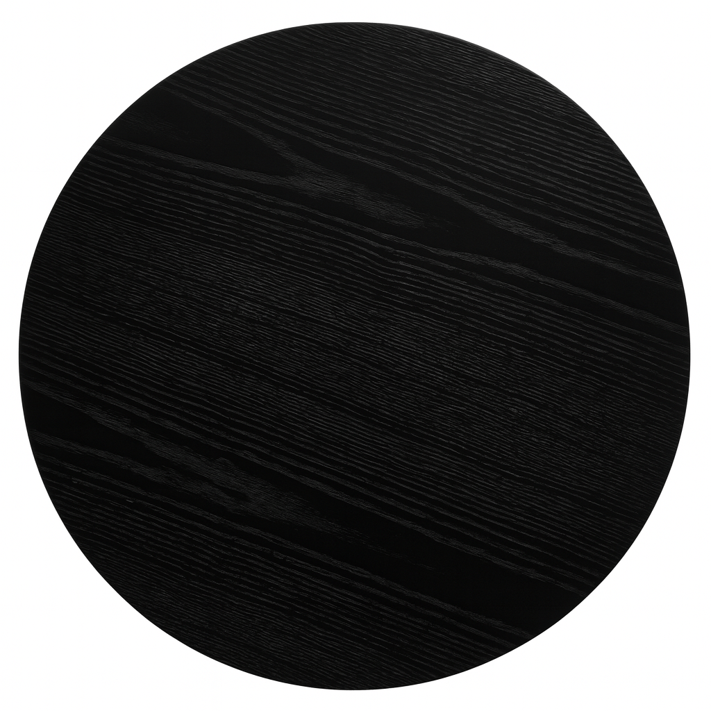 Tango Couchtisch Rund ø80 cm - Eiche Schwarz - FURNHOUSE