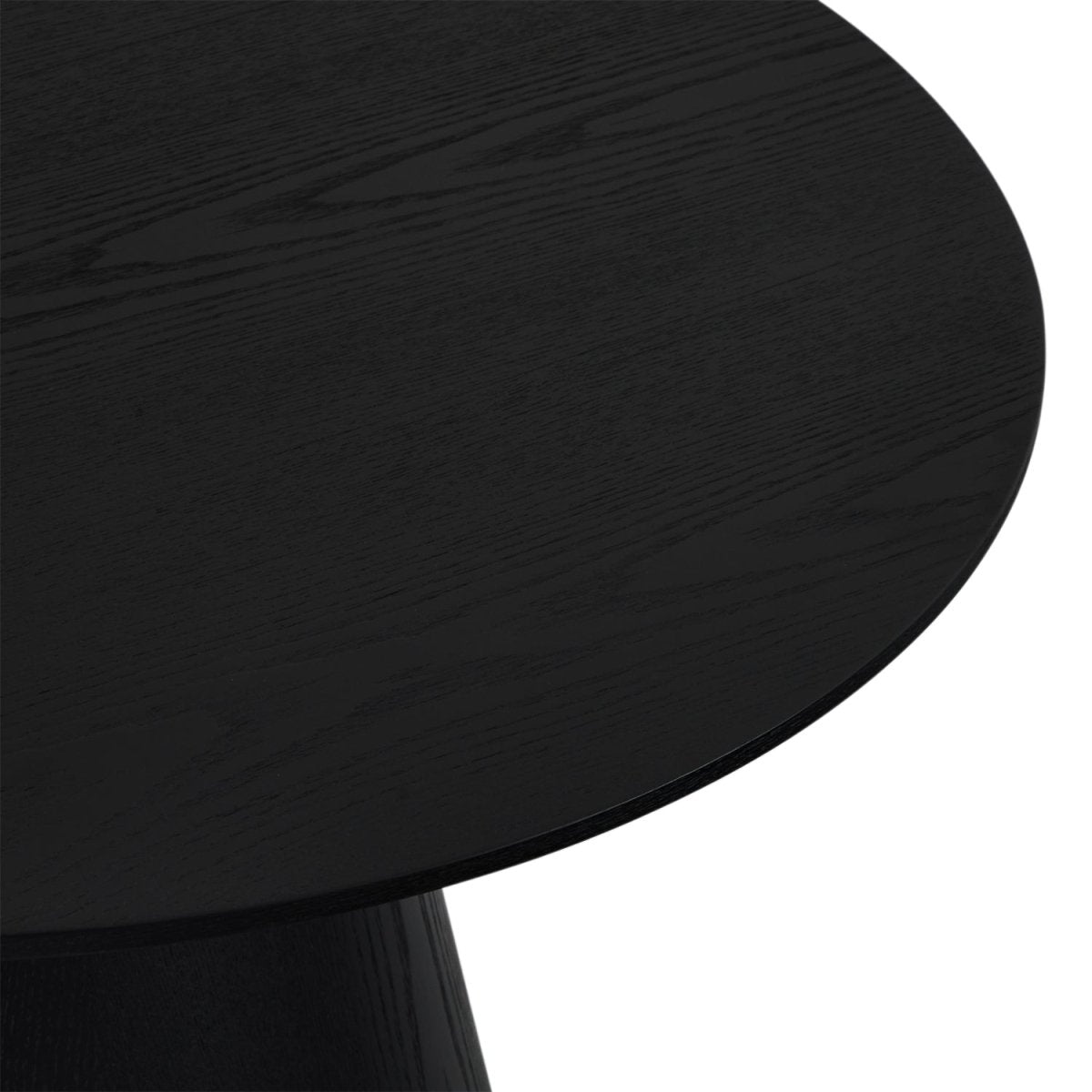 Tango Couchtisch Rund ø80 cm - Eiche Schwarz - FURNHOUSE