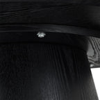 Tango Couchtisch Rund ø80 cm - Eiche Schwarz - FURNHOUSE