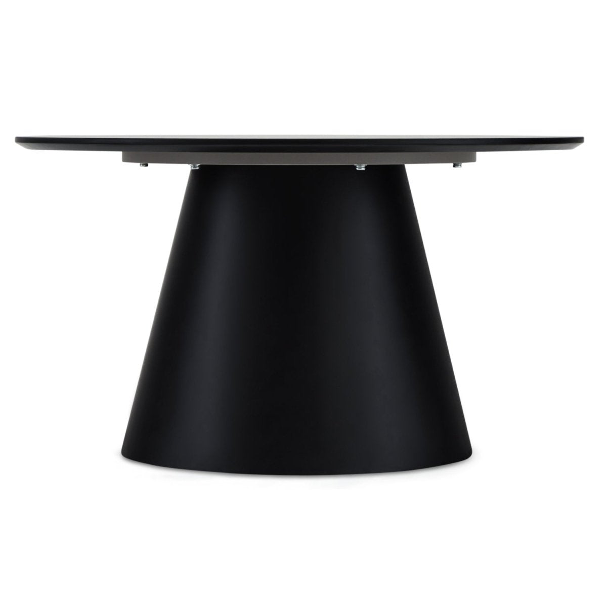 Tango Couchtisch Rund ø80 cm - Marmoroptik Hellgrau - FURNHOUSE