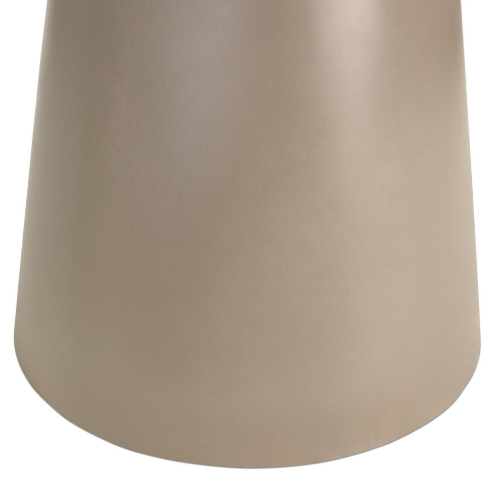 Tango Couchtisch Rund ø80 cm - Travertine-Optik Beige - FURNHOUSE