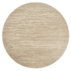 Tango Couchtisch Rund ø80 cm - Travertine-Optik Beige - FURNHOUSE