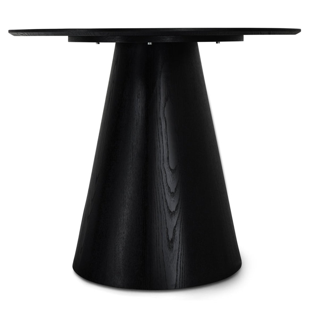 Tango Ovaler Esstisch 160x90 cm - Eiche Schwarz - FURNHOUSE