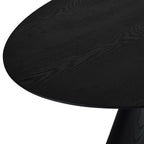 Tango Ovaler Esstisch 160x90 cm - Eiche Schwarz - FURNHOUSE