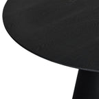 Tango Runder Esstisch ø120 cm - Eiche Schwarz - FURNHOUSE