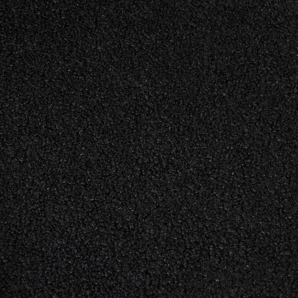 Teddy Esszimmerstühle 2er Set - Bouclé-Stoff Schwarz - FURNHOUSE