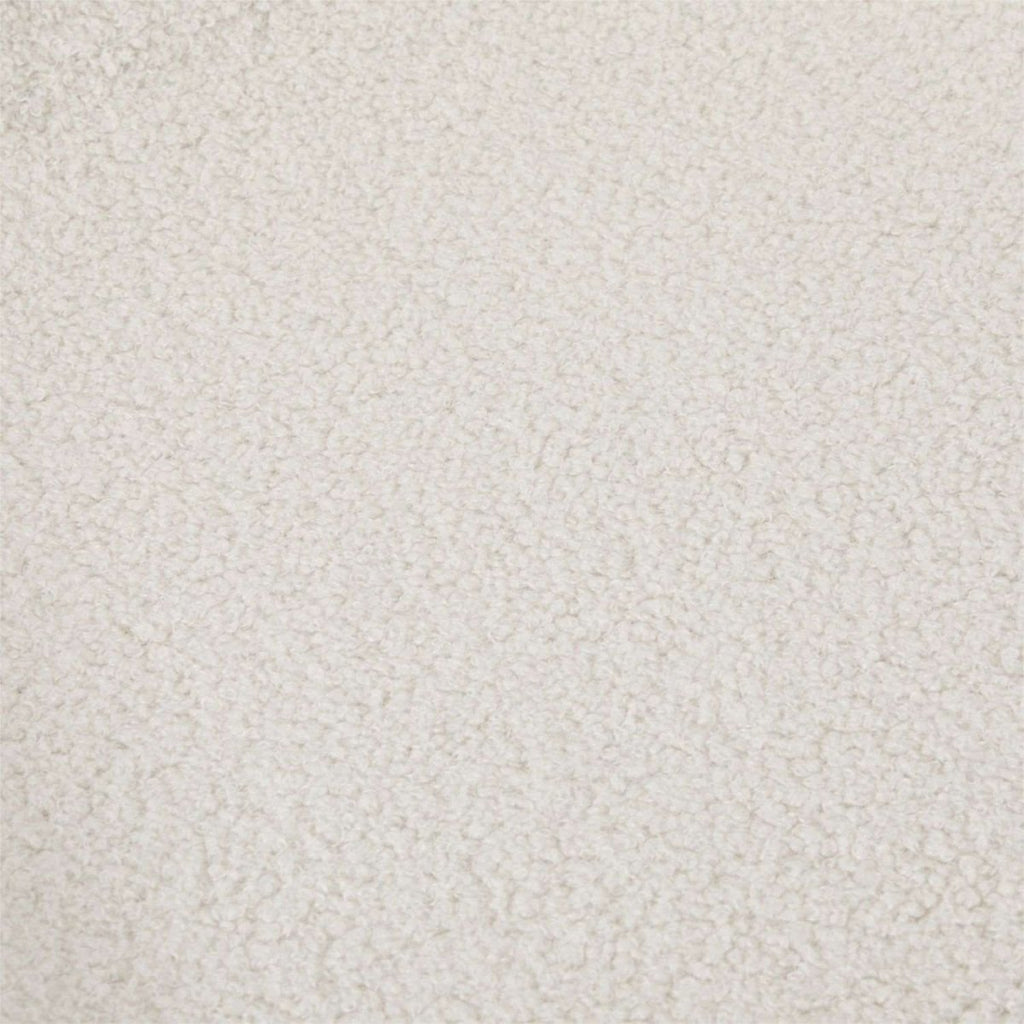 Teddy Esszimmerstühle 2er Set - Bouclé-Stoff Weiß - FURNHOUSE