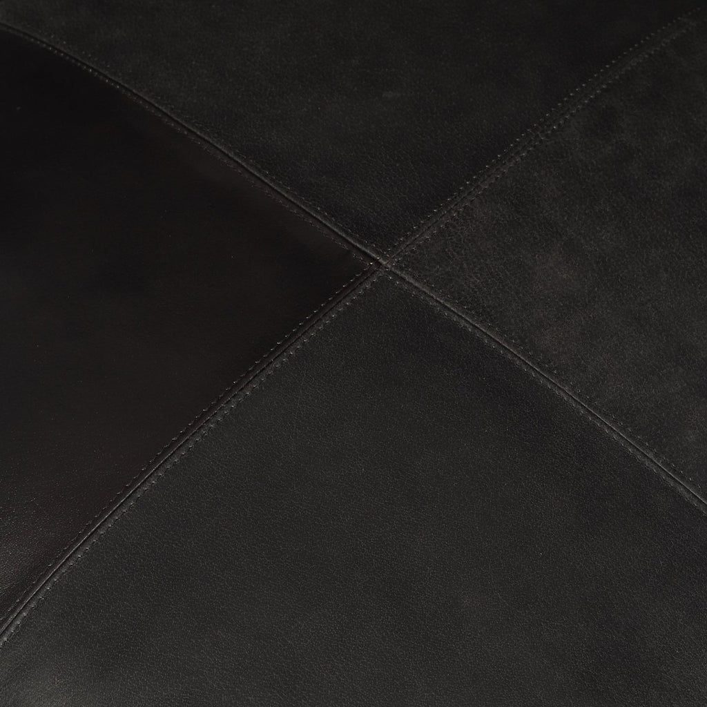 Tenna Pouf 50x50x45 cm - Schwarz - FURNHOUSE