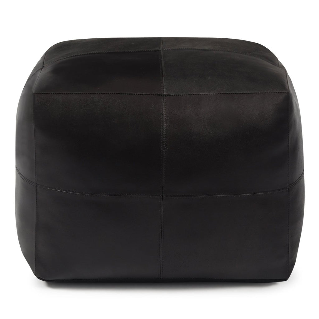 Tenna Pouf 50x50x45 cm - Schwarz - FURNHOUSE