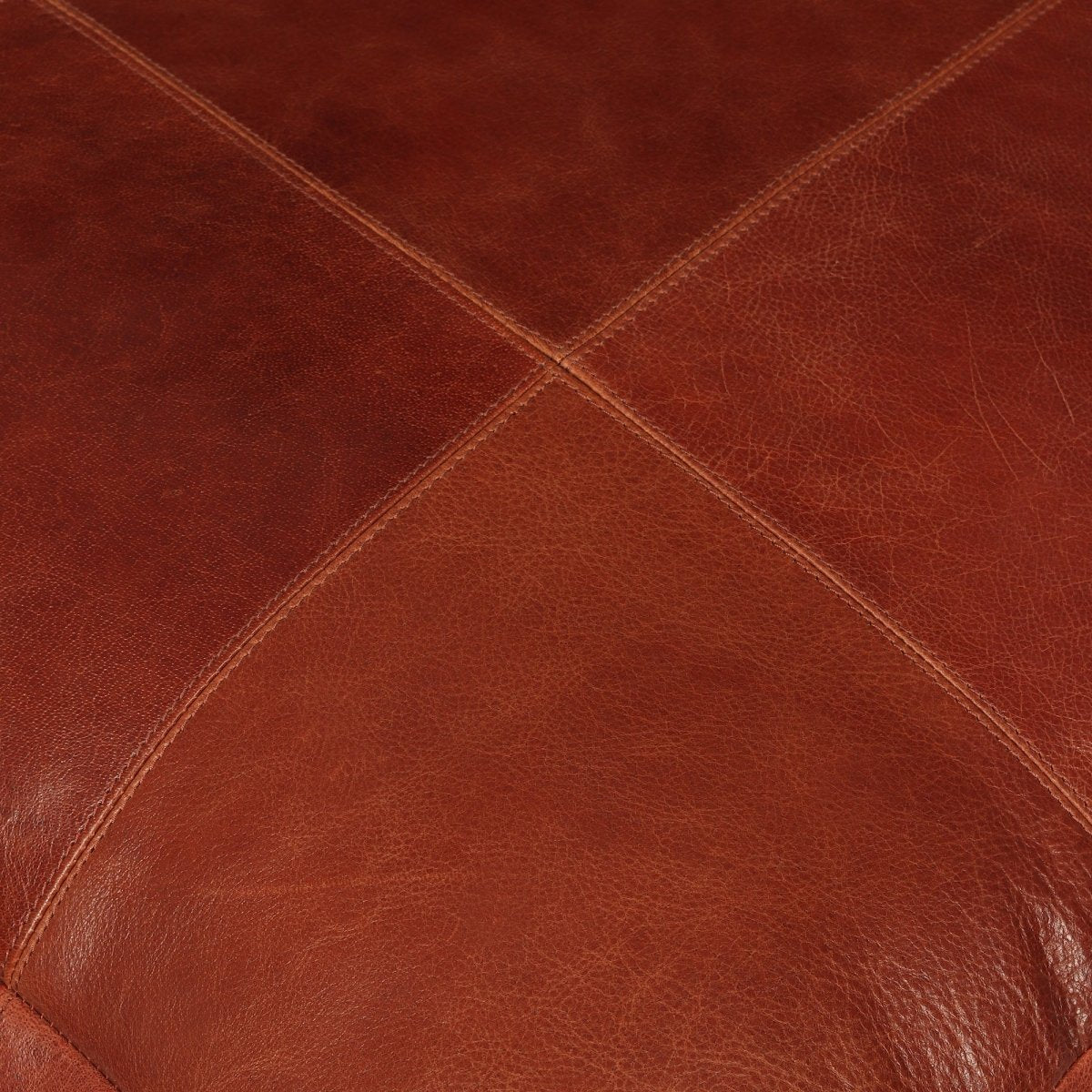 Tenna Pouf 60x60x45 cm - Braun - FURNHOUSE
