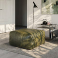 Tenna Pouf 60x60x45 cm - Olivgrün - FURNHOUSE