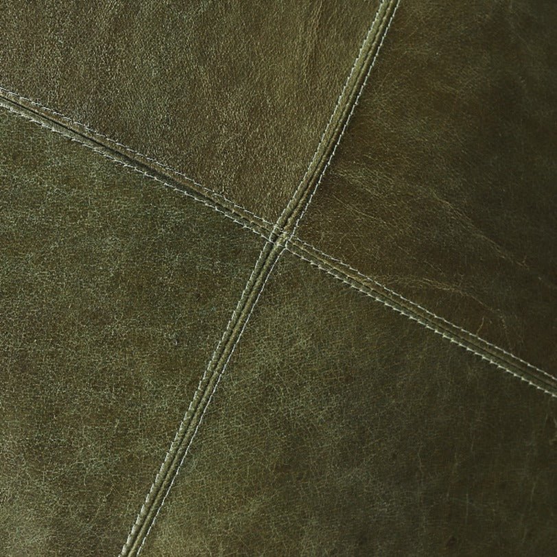 Tenna Pouf 75x75x45 cm - Olivgrün - FURNHOUSE