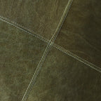 Tenna Pouf 75x75x45 cm - Olivgrün - FURNHOUSE