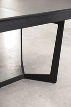 Tokyo Rechteckiger Esstisch 200x100 cm - Ausziehbar bis 250 cm - Eiche Schwarz - FURNHOUSE