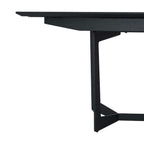 Tokyo Rechteckiger Esstisch 200x100 cm - Ausziehbar bis 250 cm - Eiche Schwarz - FURNHOUSE