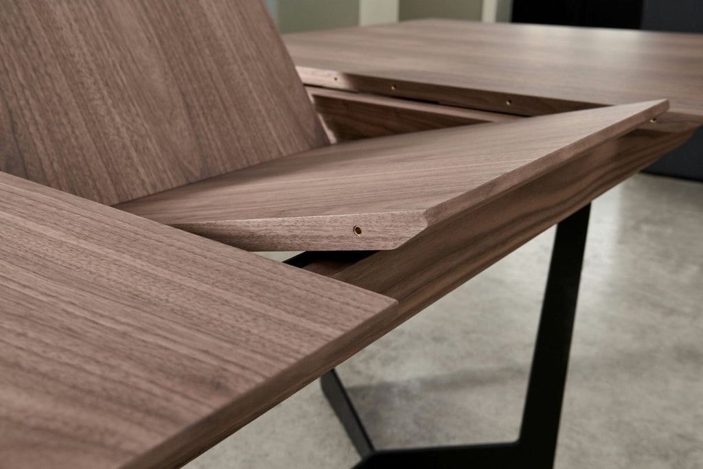 Tokyo Rechteckiger Esstisch 200x100 cm - Ausziehbar bis 250 cm - Walnuss Braun - FURNHOUSE