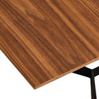 Tokyo Rechteckiger Esstisch 200x100 cm - Ausziehbar bis 250 cm - Walnuss Braun - FURNHOUSE