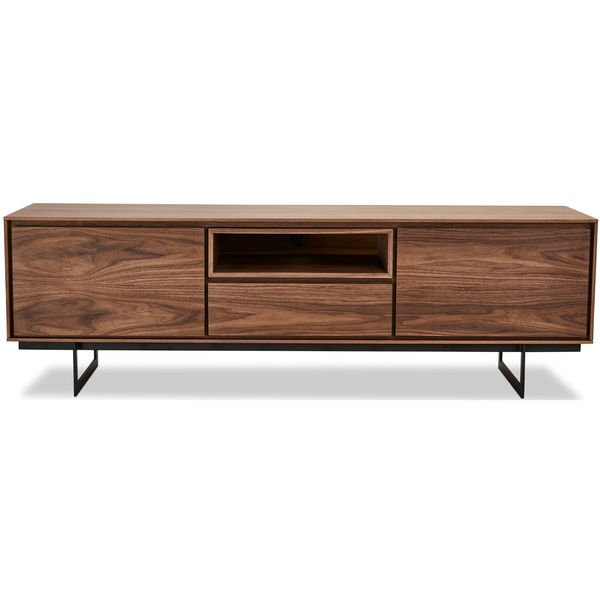 Tokyo TV-Tisch mit 2 Türen - 160 cm breit - Amerikanische Walnuss - FURNHOUSE