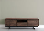 Tokyo TV-Tisch mit 2 Türen - 160 cm breit - Amerikanische Walnuss - FURNHOUSE