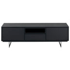 Tokyo TV-Tisch mit 2 Türen - 160 cm breit - Eiche Schwarz - FURNHOUSE