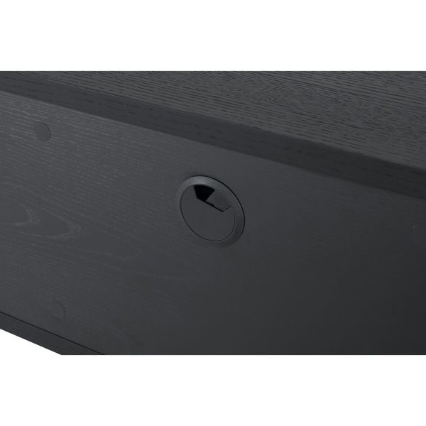 Tokyo TV-Tisch mit 2 Türen - 160 cm breit - Eiche Schwarz - FURNHOUSE