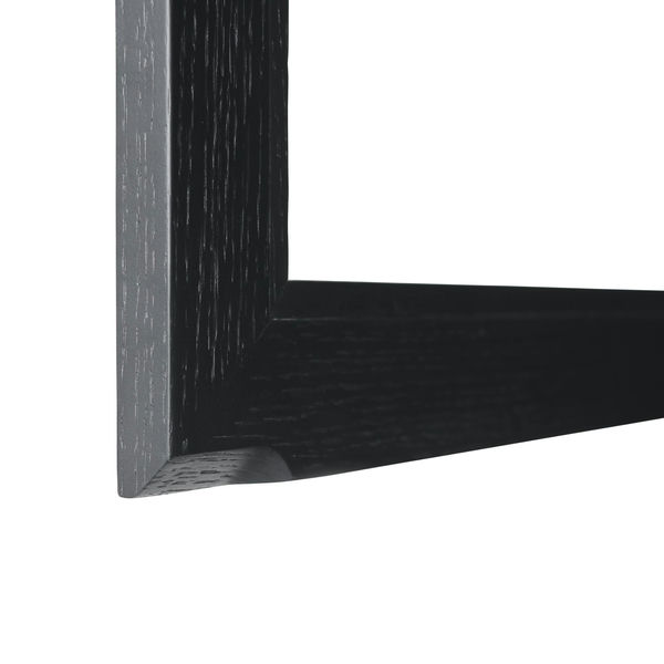 Tokyo Vitrine mit LED-Beleuchtung - 110 cm breit - Eiche Schwarz - FURNHOUSE