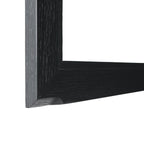 Tokyo Vitrine mit LED-Beleuchtung - 110 cm breit - Eiche Schwarz - FURNHOUSE