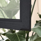 Tokyo Vitrine mit LED-Beleuchtung - 110 cm breit - Eiche Schwarz - FURNHOUSE