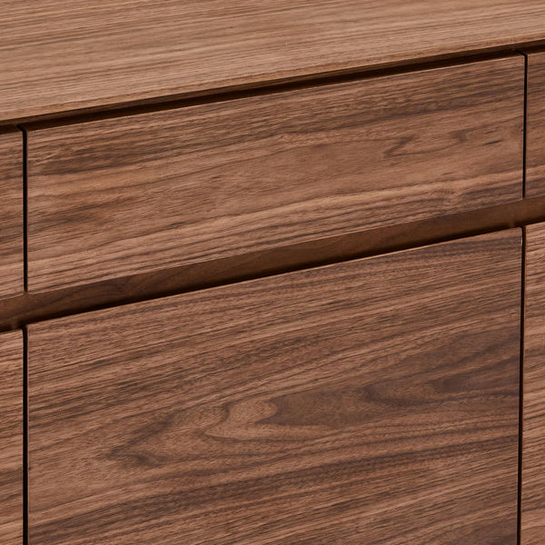 Sideboard Tokyo Nussbaum 3 Türen 155x45x82 cm - FURNHOUSE