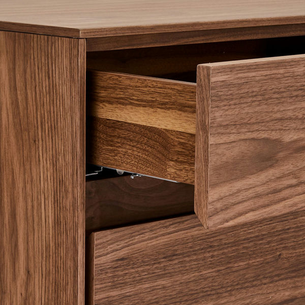 Sideboard Tokyo Nussbaum 3 Türen 155x45x82 cm - FURNHOUSE