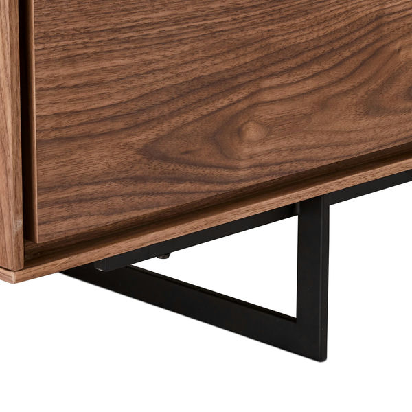 Sideboard Tokyo Nussbaum 4 Türen 205x45x82 cm - FURNHOUSE