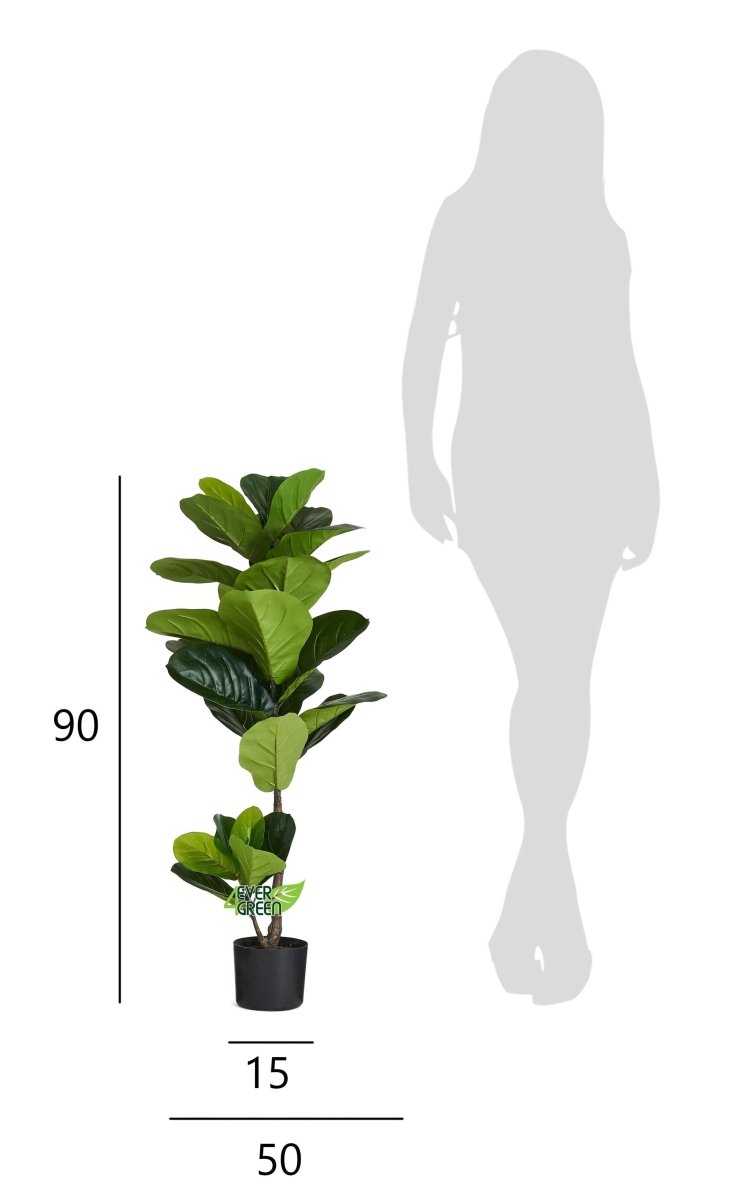 Kunstpflanze Ficus 90 cm - 4Ever Green