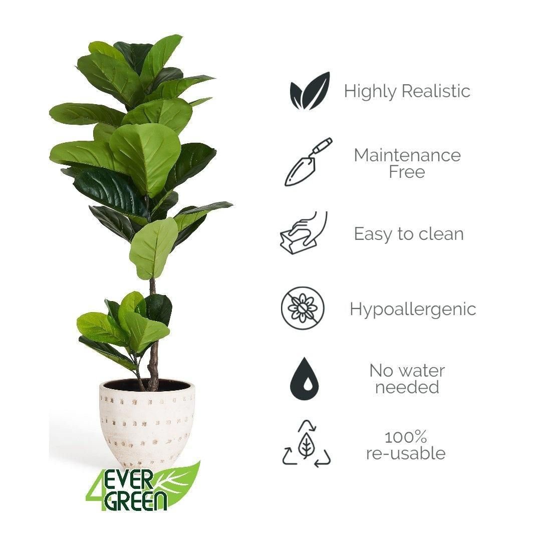 Kunstpflanze Ficus 90 cm - 4Ever Green
