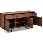 Tokyo Sideboard mit 3 Türen - 155 cm breit - Amerikanische Walnuss - FURNHOUSE