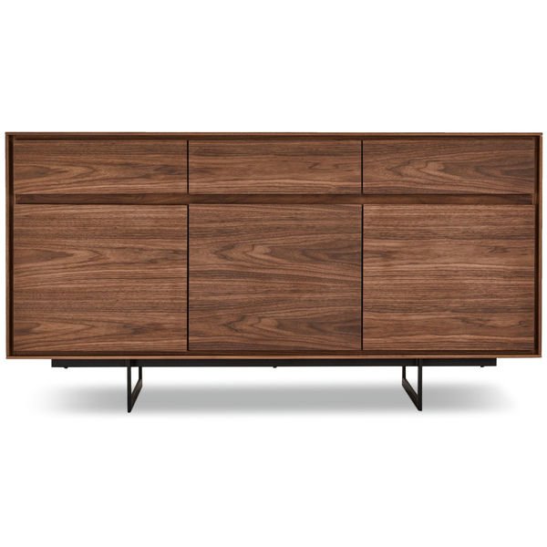Tokyo Sideboard mit 3 Türen - 155 cm breit - Amerikanische Walnuss - FURNHOUSE