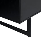 Tokyo Sideboard mit 3 Türen - 155 cm breit - Eiche Schwarz - FURNHOUSE